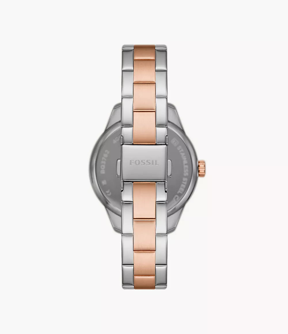 Fossil Rye Multifunction Two-Tone Stainless Steel Watch