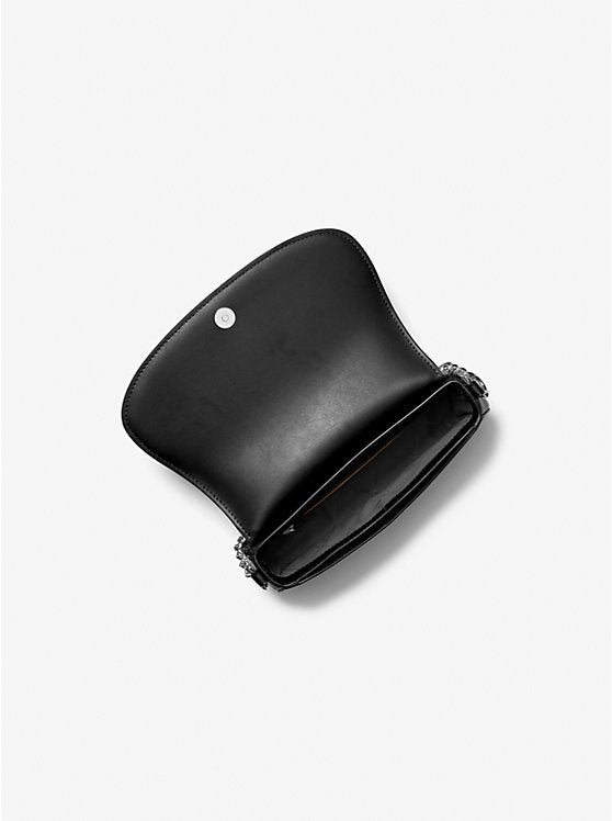 Michael Kors Mila Medium Leather Messenger Bag
