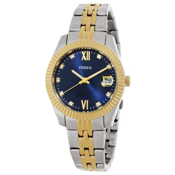 Fossil Scarlette Three-Hand Two-Tone Stainless Steel Watch