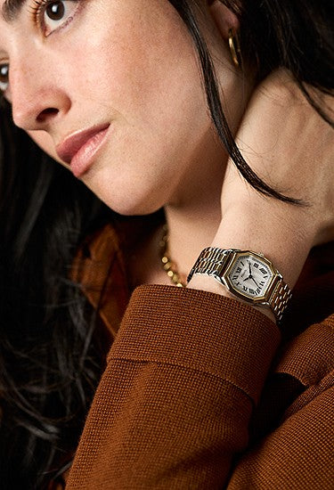 Fossil Harlow Three-Hand Two-Tone Stainless Steel Watch