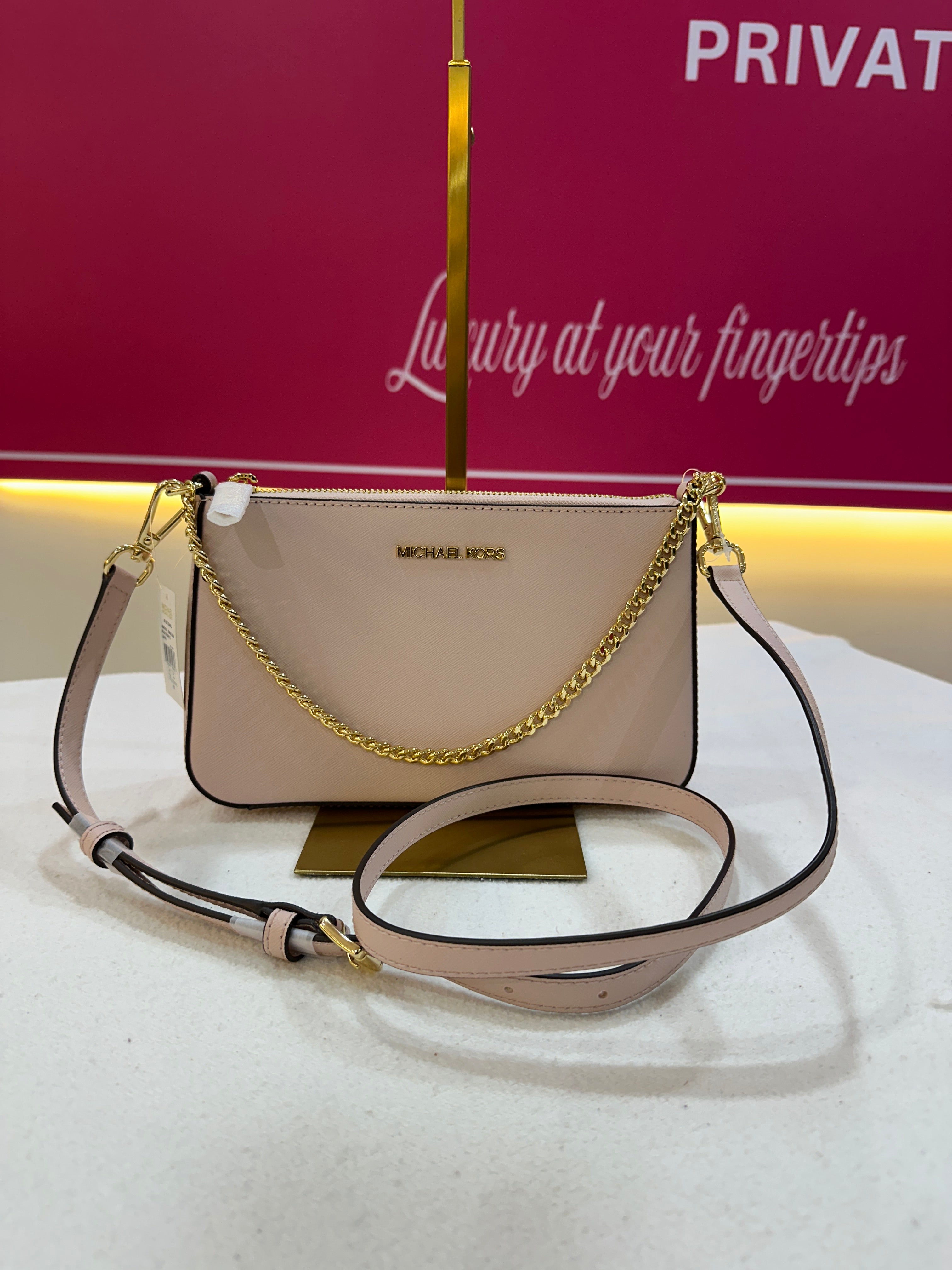 Jet Set Medium Saffiano Leather Crossbody Bag