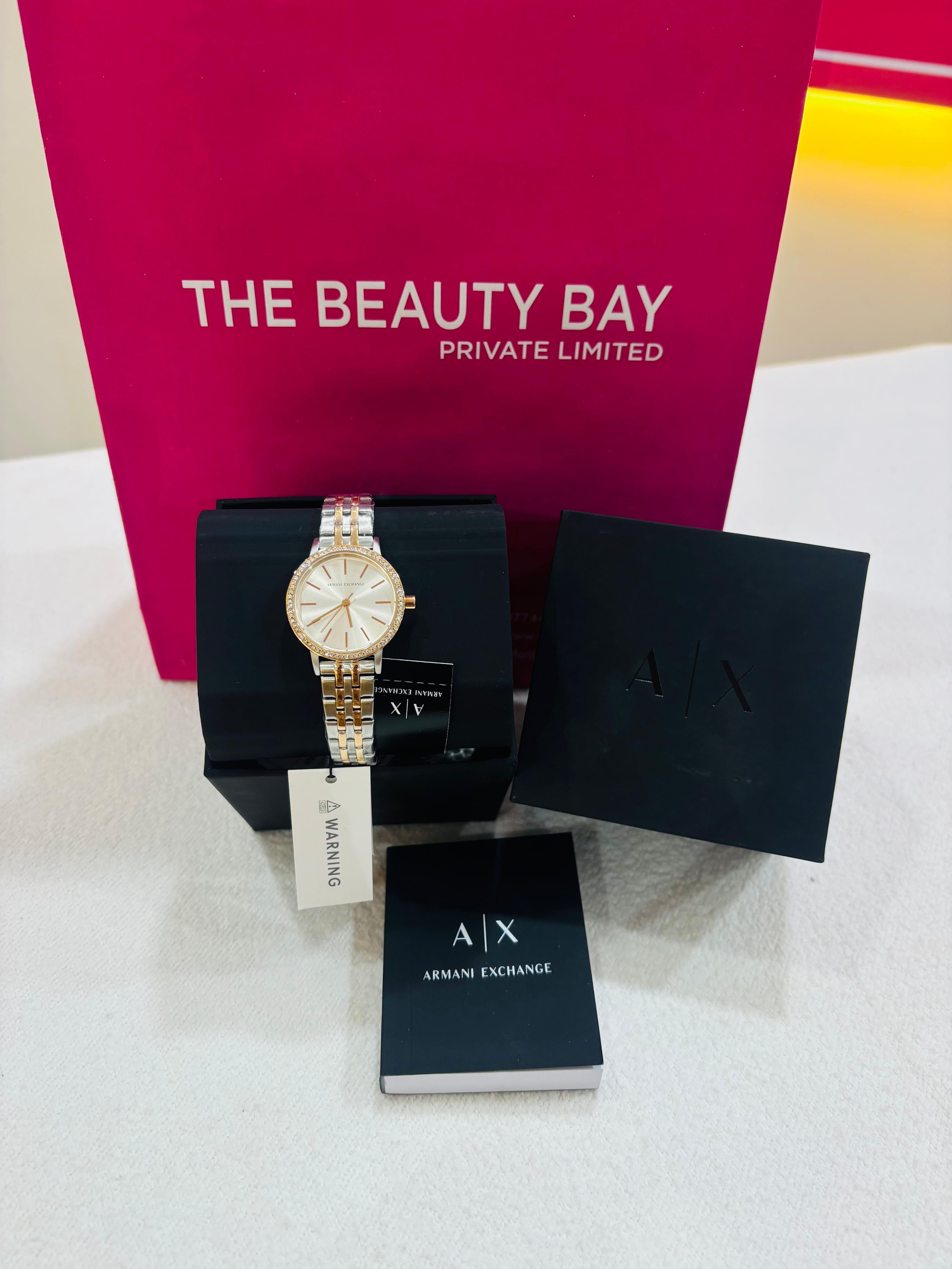 A|X Armani Exchange Women's Three-Hand Watch with Stainless Steel
