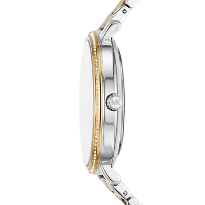 Michael Kors Pyper Quartz Crystal White Dial Ladies Watch