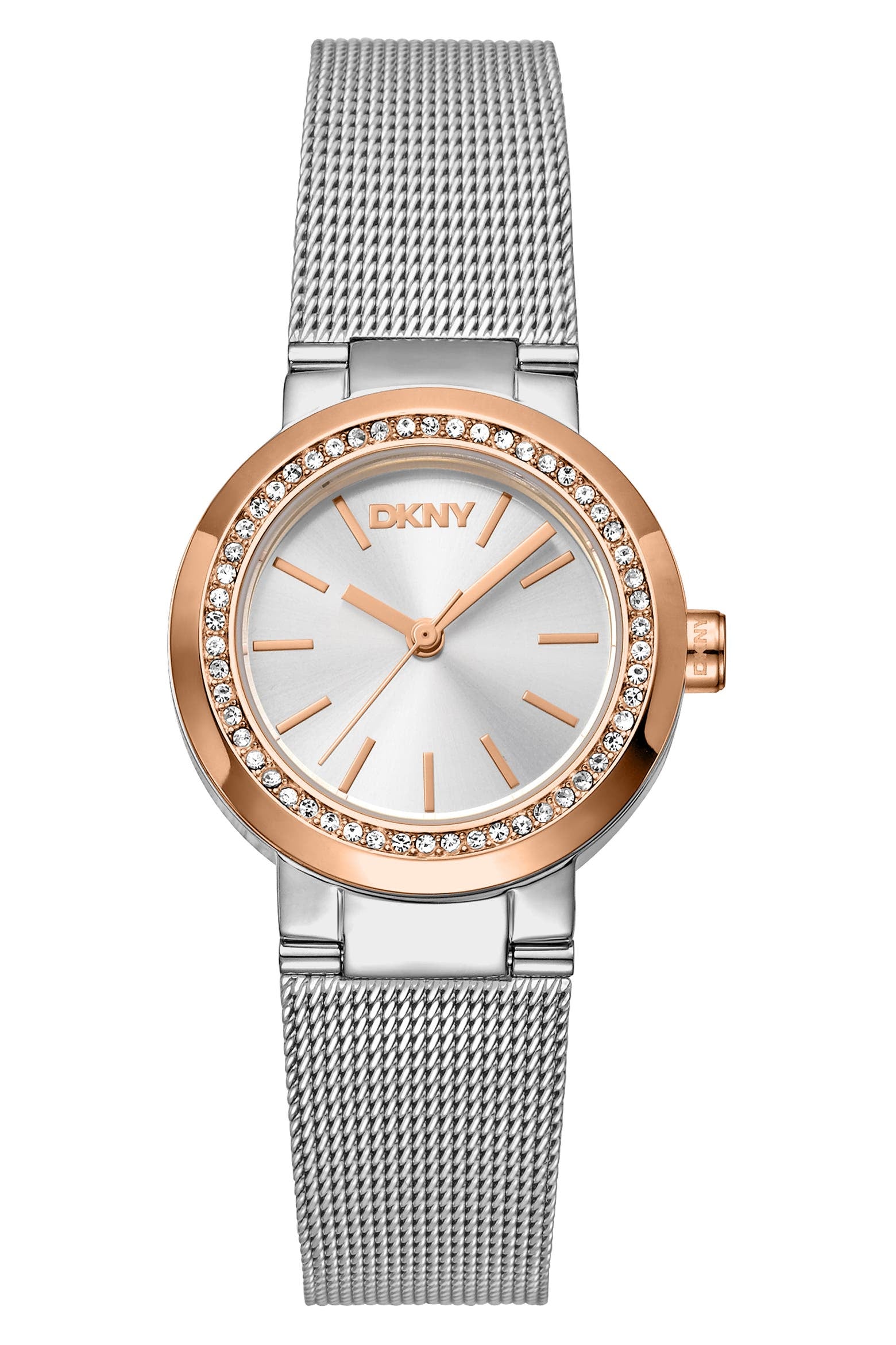 DKNY EVERYDAY SILVER STAINLESS STEEL STRAP WOMEN WATCH