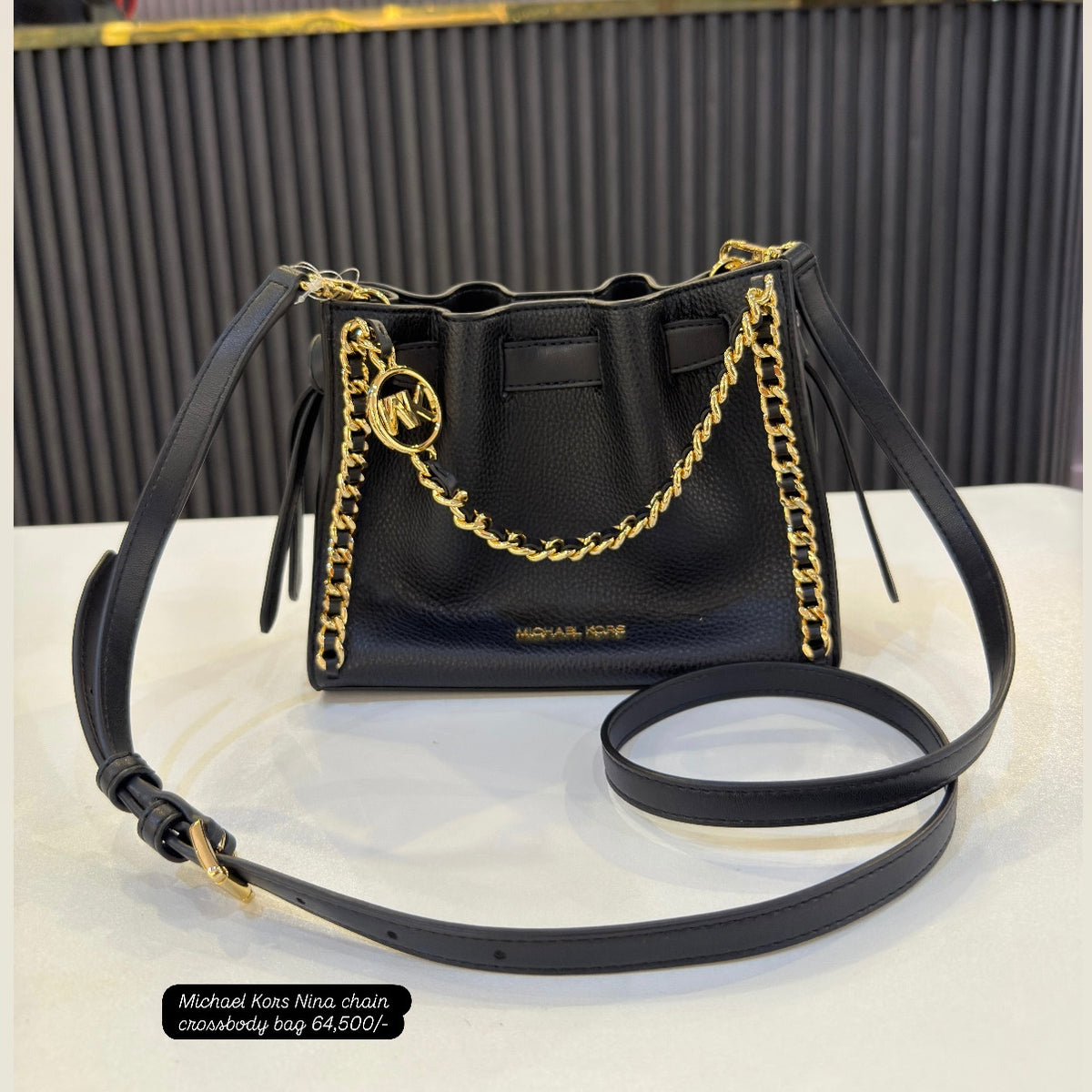 Michael Kors Mina Small Chain Crossbody Bag
