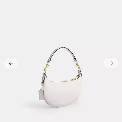 Coach mini Python shoulder bag