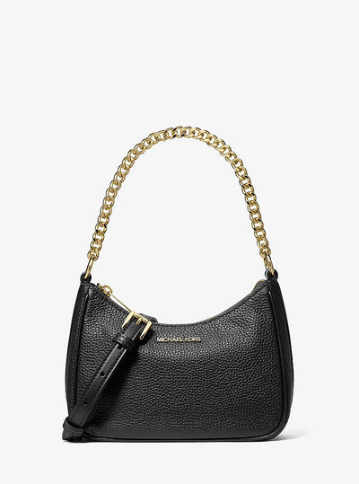 Michael Kors Jet Set Travel Small Pebbled Leather Convertible Crossbody Bag