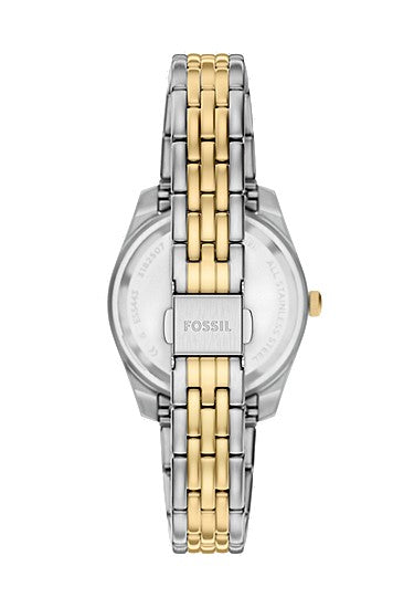 Fossil Scarlette Three-Hand Two-Tone Stainless Steel Watch
