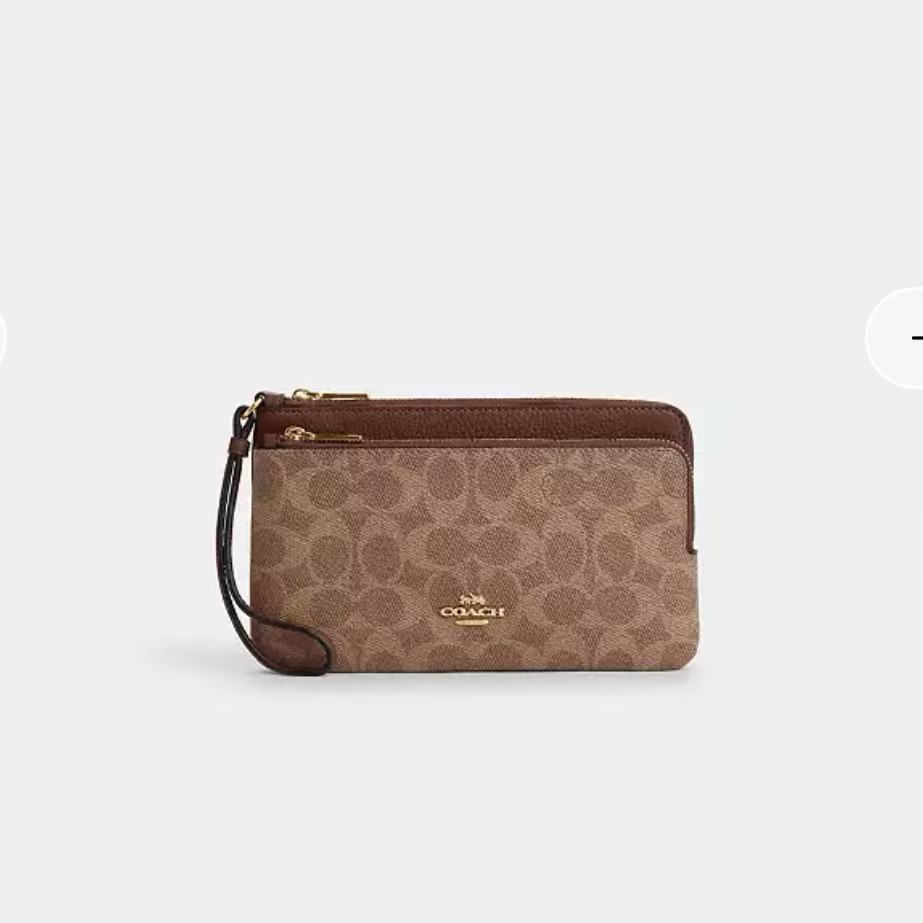 Coach Double Zip Wallet