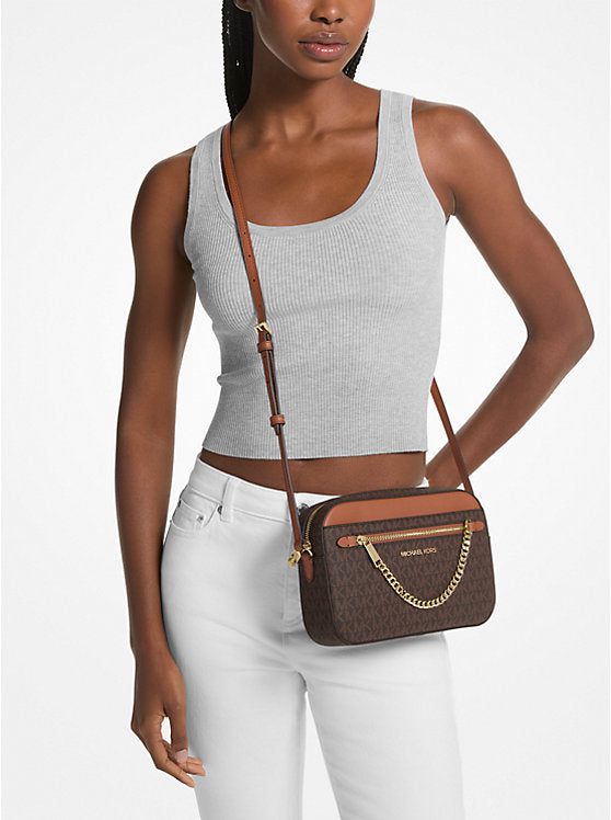 Jet Set Large Logo Crossbody Bag