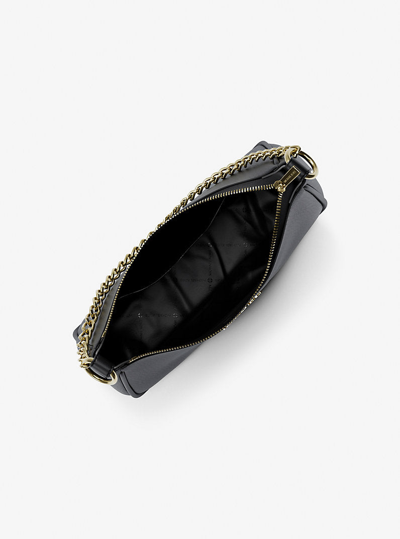 Michael Kors Jet Set Large Pebbled Leather Convertible Crossbody Bag