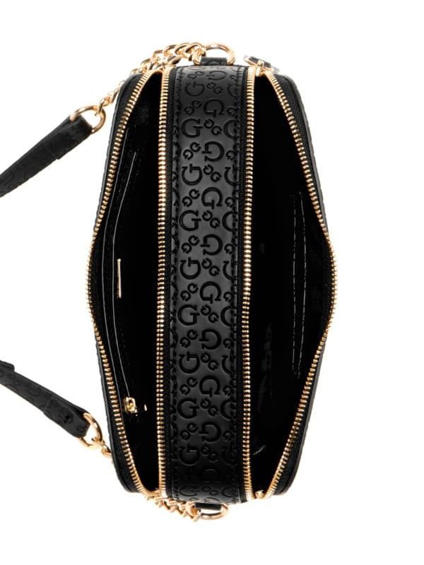 Guess Zakaria Debossed Logo Double-Zip Crossbody