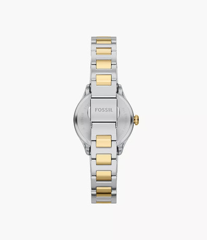 Fossil Gilmore Three-Hand Two-Tone Stainless Steel Watch