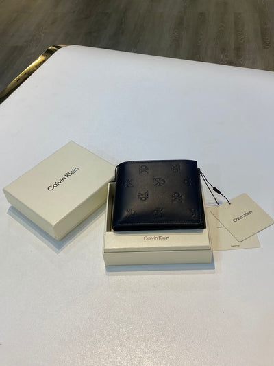 CK Embossed Monogram Bifold Wallet