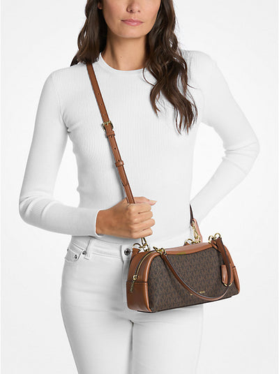 Michael Kors Cecily Small Signature Logo Shoulder Bag