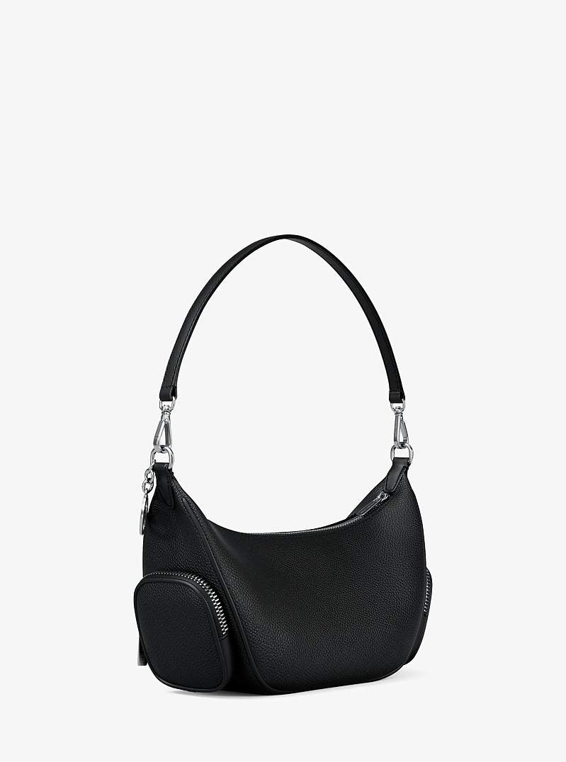 Michael Kors Merritt Small Pebbled Leather Convertible Crossbody Bag