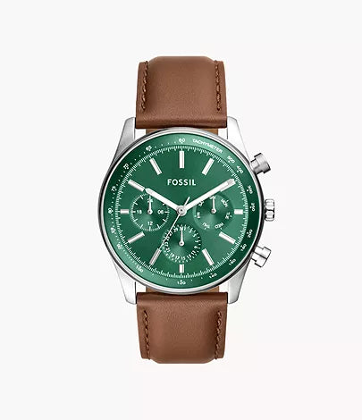 Sullivan Multifunction Brown LiteHide™ Leather Watch