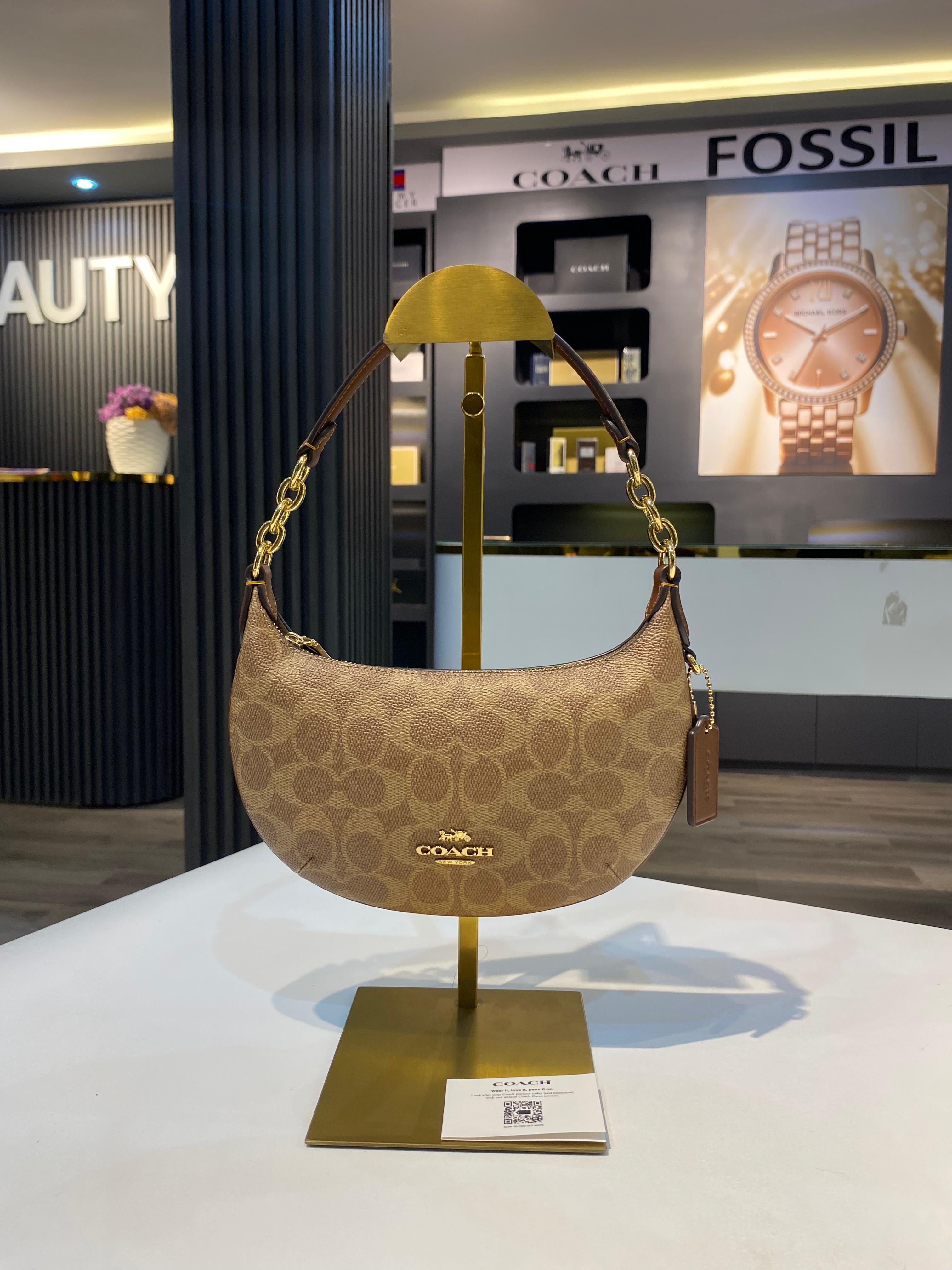 Coach Mini Payton Bag In Signature Canvas