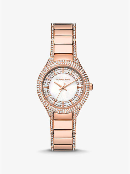Michael Kors Mini Sylvia Pave Quartz Crystal Watch