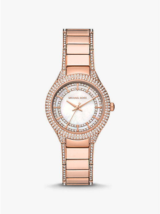 Michael Kors Mini Sylvia Pave Quartz Crystal Watch