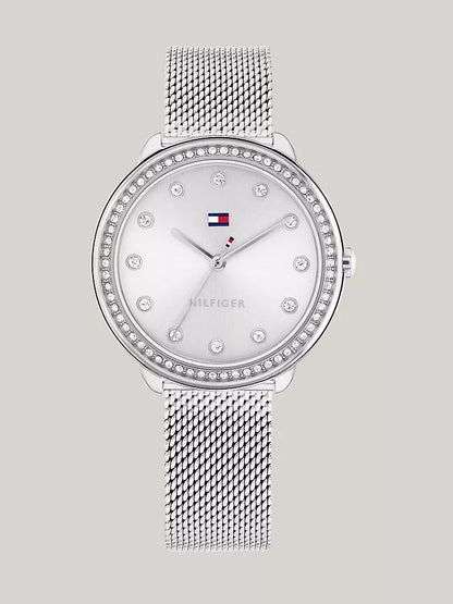 Tommy Hilfiger 32MM Stainless Steel Mesh Bracelet Watch Women