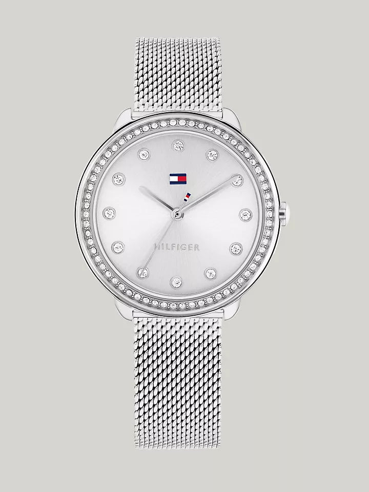 Tommy Hilfiger 32MM Stainless Steel Mesh Bracelet Watch Women