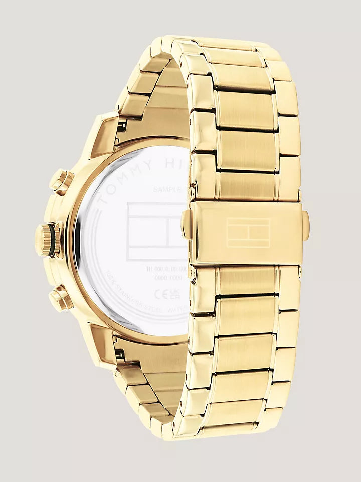 Tommy Hilfiger Casual Watch with Gold-Plated Bracelet