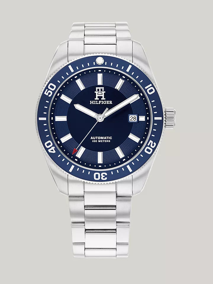 Tommy Hilfiger 40MM Automatic Blue Diver Watch