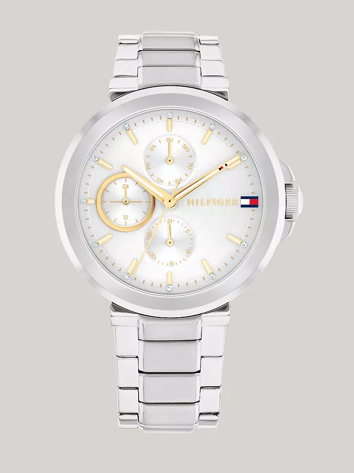 Tommy Hilfiger 38MM Silver Multifunction Watch Women