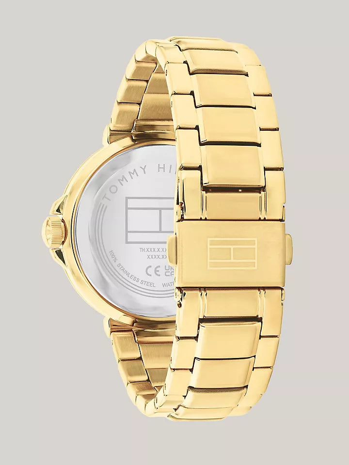 Tommy Hilfiger 38MM Gold-Tone Multifunction Watch Women