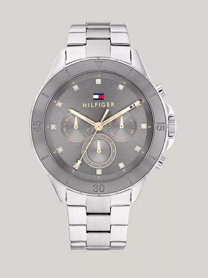 Tommy Hilfiger 40MM Gray Dial Boyfriend Watch Women