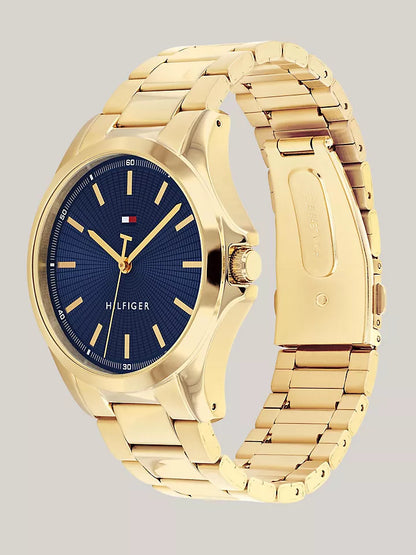 Tommy Hilfiger 43MM Gold-Tone Sport Watch