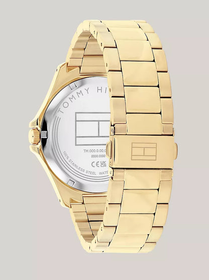 Tommy Hilfiger 43MM Gold-Tone Sport Watch