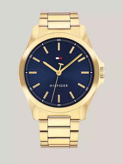 Tommy Hilfiger 43MM Gold-Tone Sport Watch