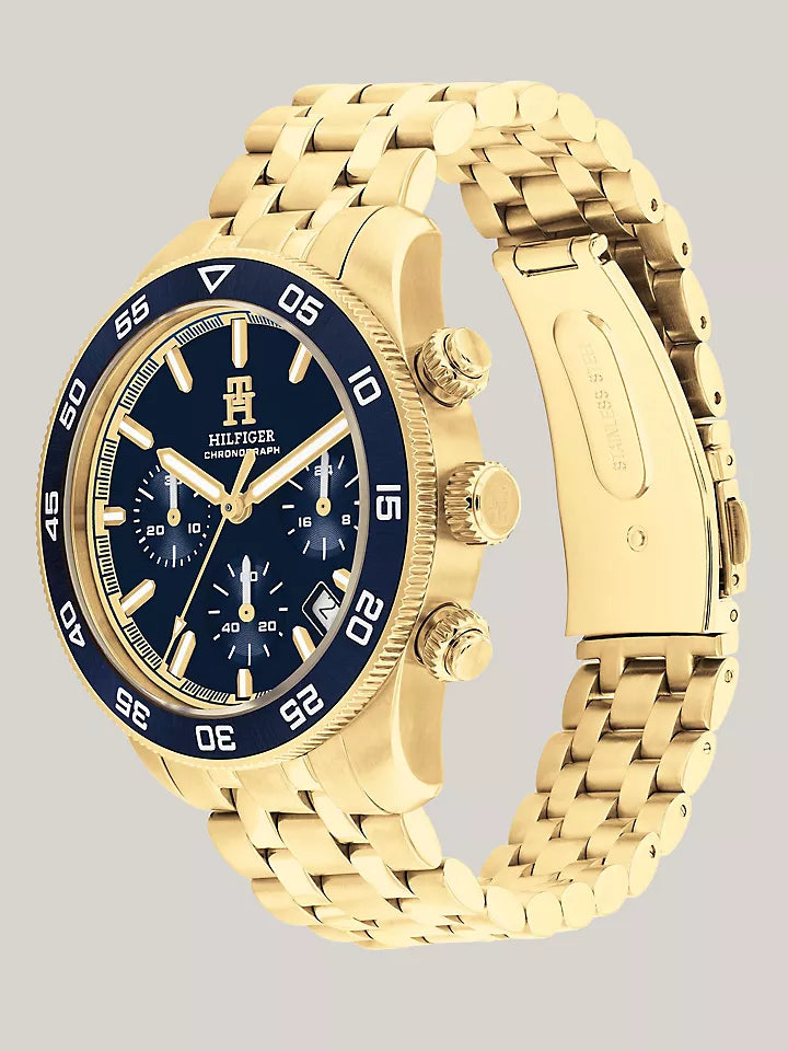 Tommy Hilfiger 41MM TH85 Blue Dial Chronograph Watch