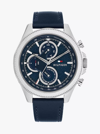 Tommy Hilfiger 46MM Blue Dial Sport Watch