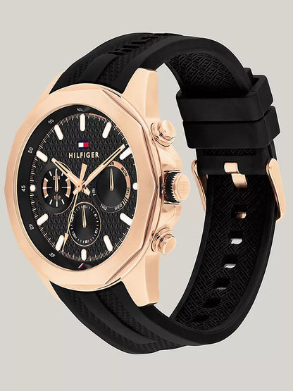 Tommy Hilfiger 46MM Rose Gold-Tone Sport Watch