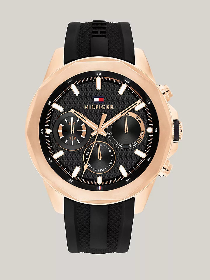 Tommy Hilfiger 46MM Rose Gold-Tone Sport Watch