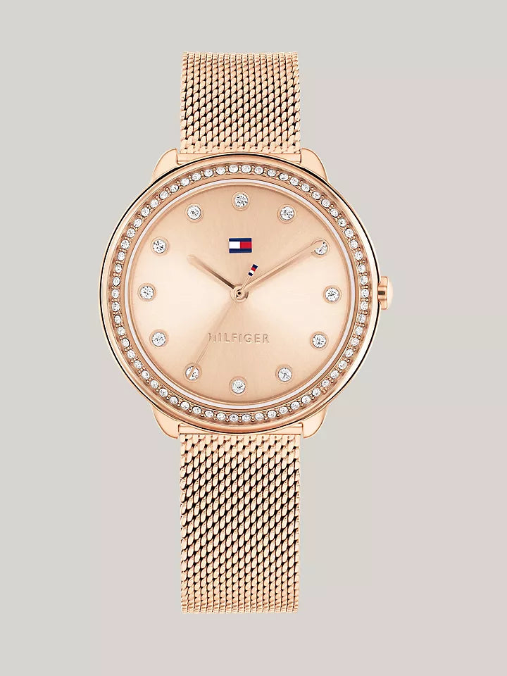 Tommy Hilfiger 32MM Rose Gold-Tone Bracelet Watch Women