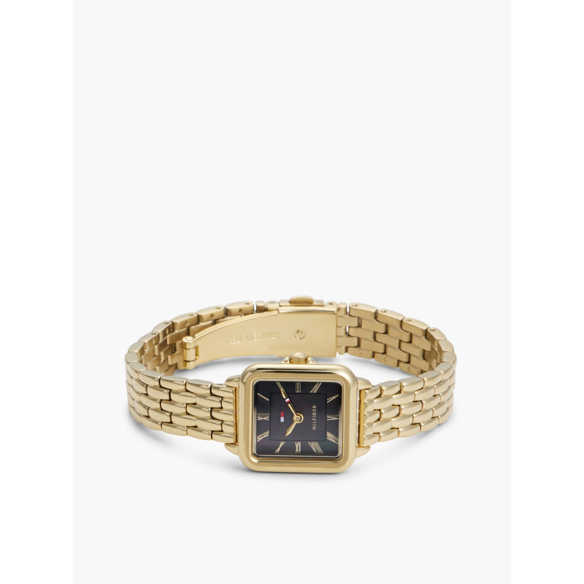 Tommy Hilfiger 24MM Rectangle Dial Dress Watch Black