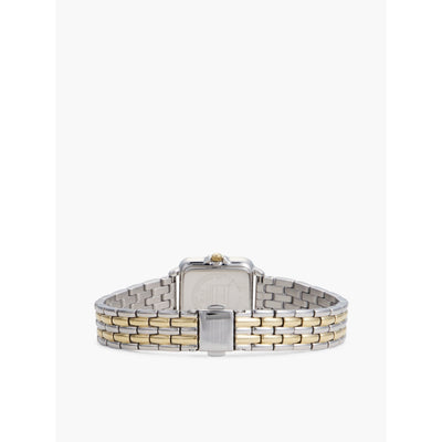 Tommy Hilfiger 24MM Rectangle Dial Dress Watch Silver White
