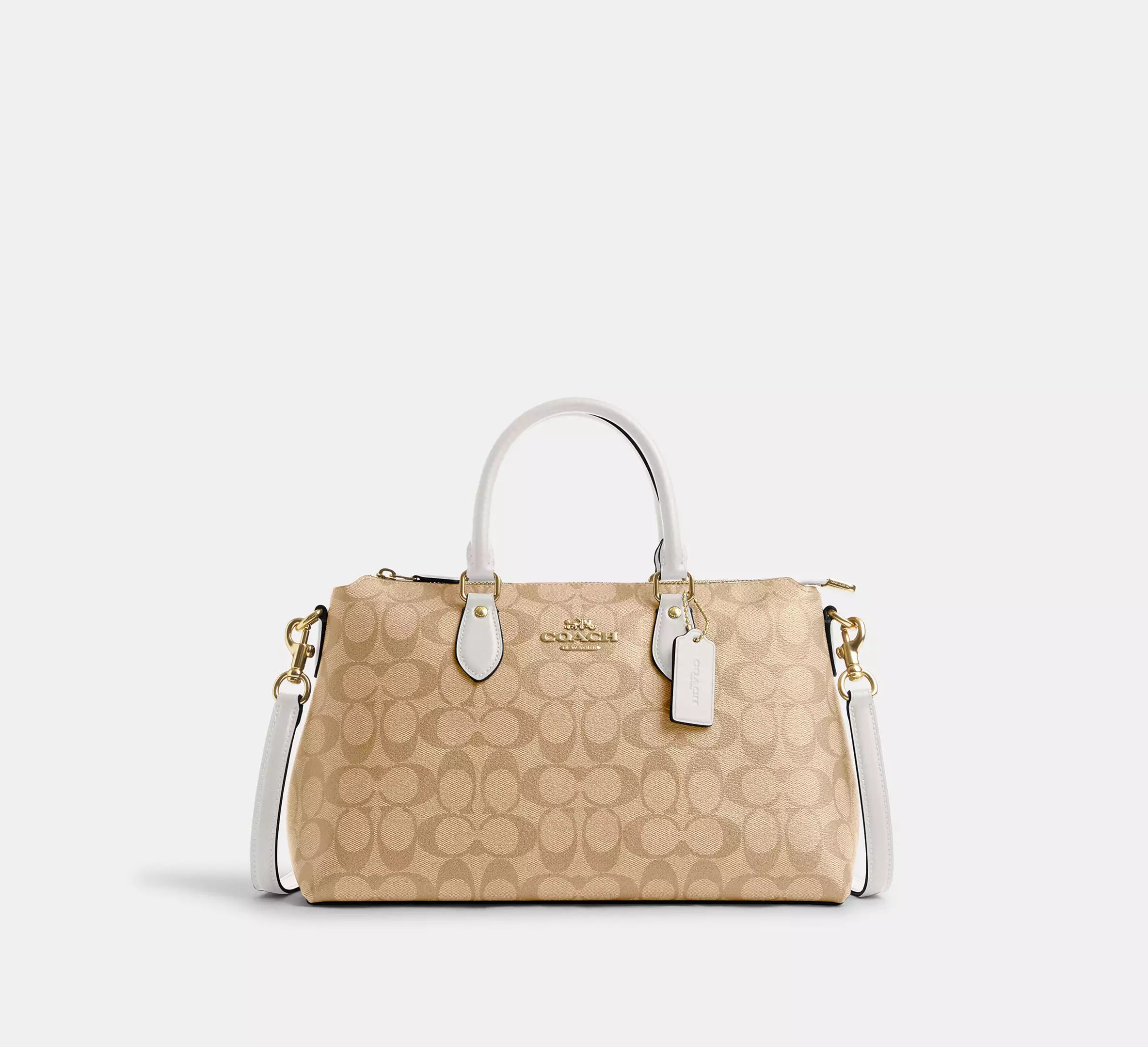 Coach Georgia Satchel In Signature Canvas