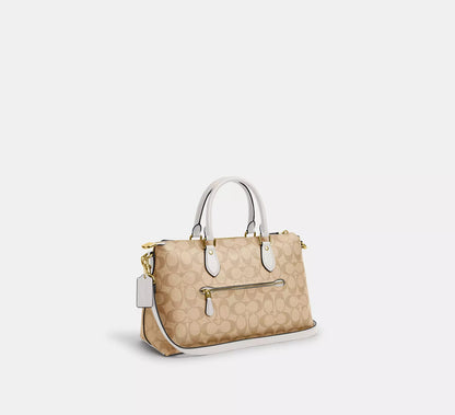 Coach Georgia Satchel In Signature Canvas